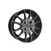 Imagen de Llanta Sportiva 1612 13x5.0 4x100 NEGRA MATTE FRENTE MAQ. 35