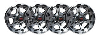 Imagen de Llanta TUFF 16X8 - 6X139 ET0 CB108 M.FACE BLACK MATT