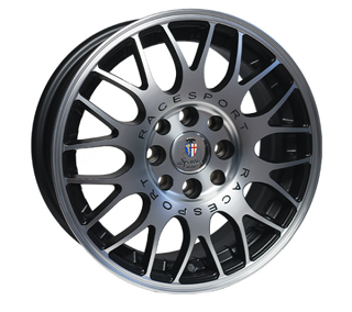 Imagen de Llanta Sportiva T1040 13x5.5 4x100 FRENTE MAQ. GRIS METAL 35