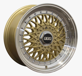 Imagen de Llanta BBS Dorada R15 - 8X100/114 Multi pase - ET22
